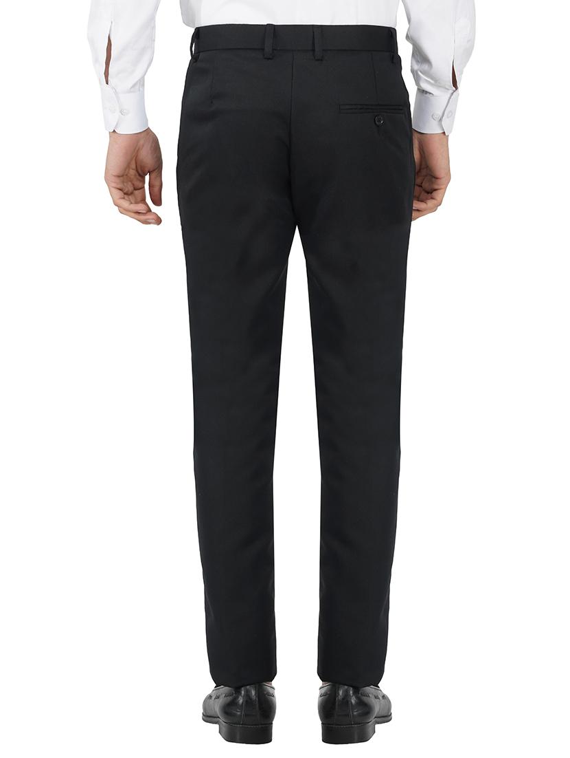 black solid formal trouser - 17475324 - Zoom Image - 3