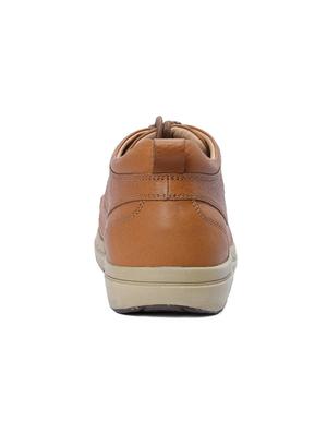 tan leather lace up shoes - 17475493 - Standard Image - 3