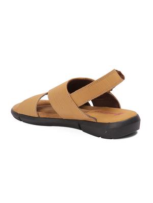 brown leather back strap sandals - 17475638 - Standard Image - 3