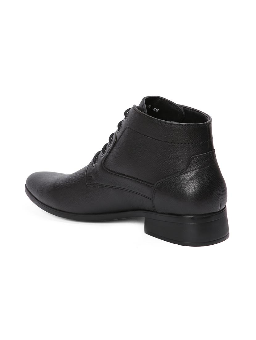 black leather lace up shoes - 17475812 - Zoom Image - 3