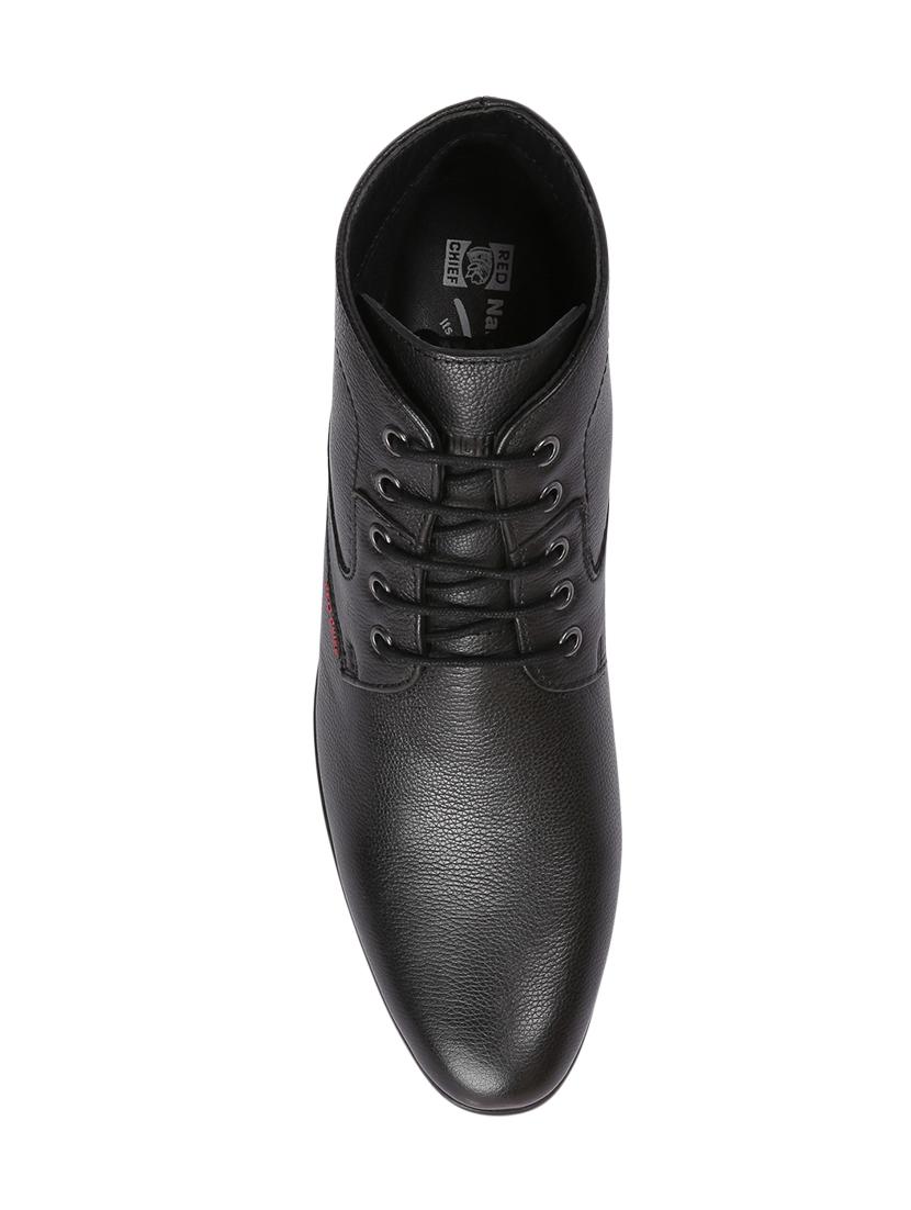 black leather lace up shoes - 17475812 - Zoom Image - 4