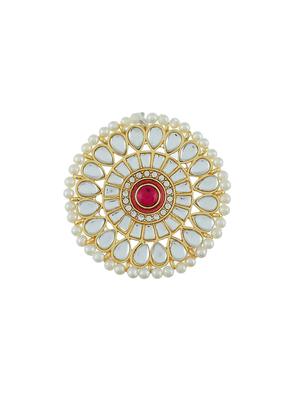 gold brass finger ring - 17475991 - Standard Image - 2