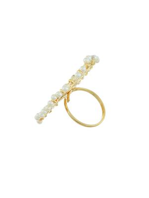 gold brass finger ring - 17475991 - Standard Image - 3