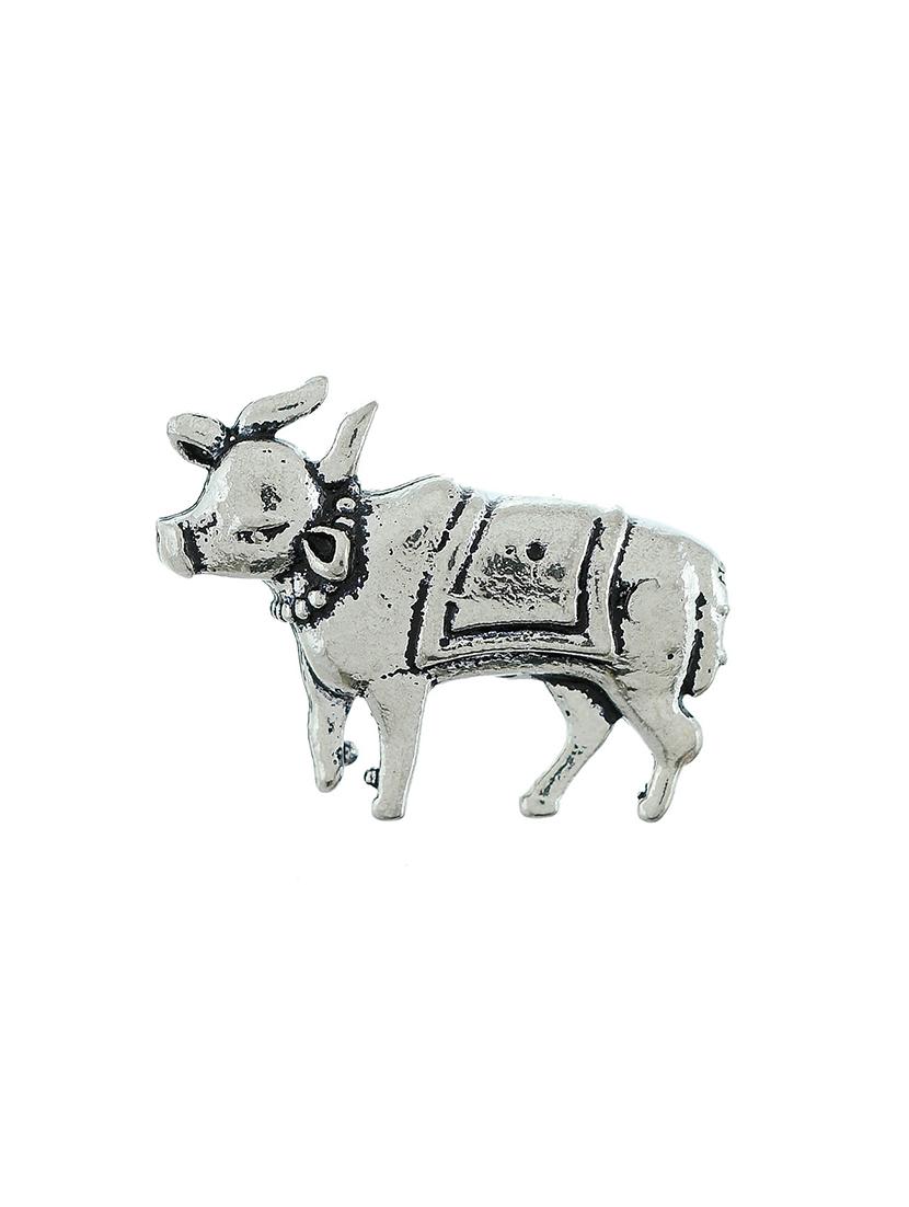 silver brass finger ring - 17476013 - Zoom Image - 2