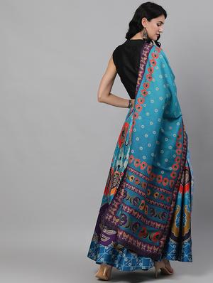 printed flared lehenga - 17476111 - Standard Image - 4