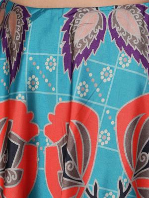 printed flared lehenga - 17476111 - Standard Image - 6