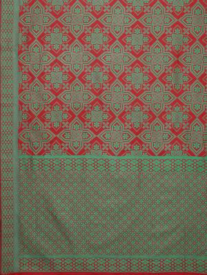 self design patola saree with blouse - 17476673 - Standard Image - 4