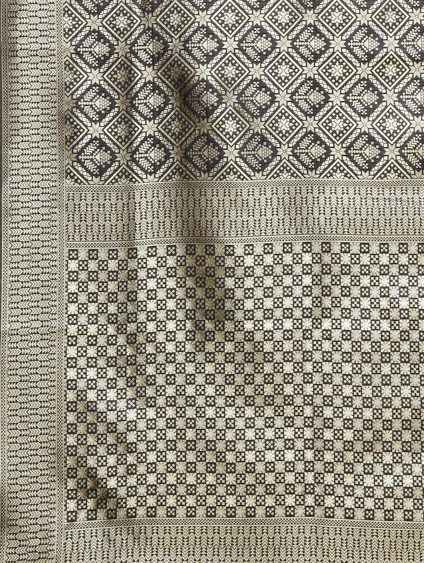 self design patola saree with blouse - 17476689 - Zoom Image - 4