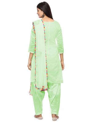 phulkari salwar suit unstitched suit - 17476838 - Standard Image - 3