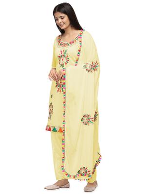phulkari salwar suit unstitched suit - 17476841 - Standard Image - 2