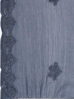 blue chiffon embroidered dupatta - 17476882 - Standard Image - 4