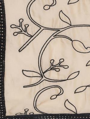 beige poly silk embroidered dupatta - 17476886 - Standard Image - 4