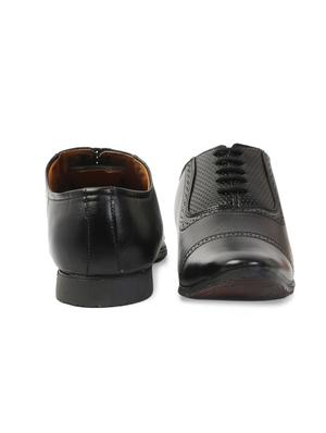 blue synthetic & mesh laceup oxfords - 17477099 - Standard Image - 3