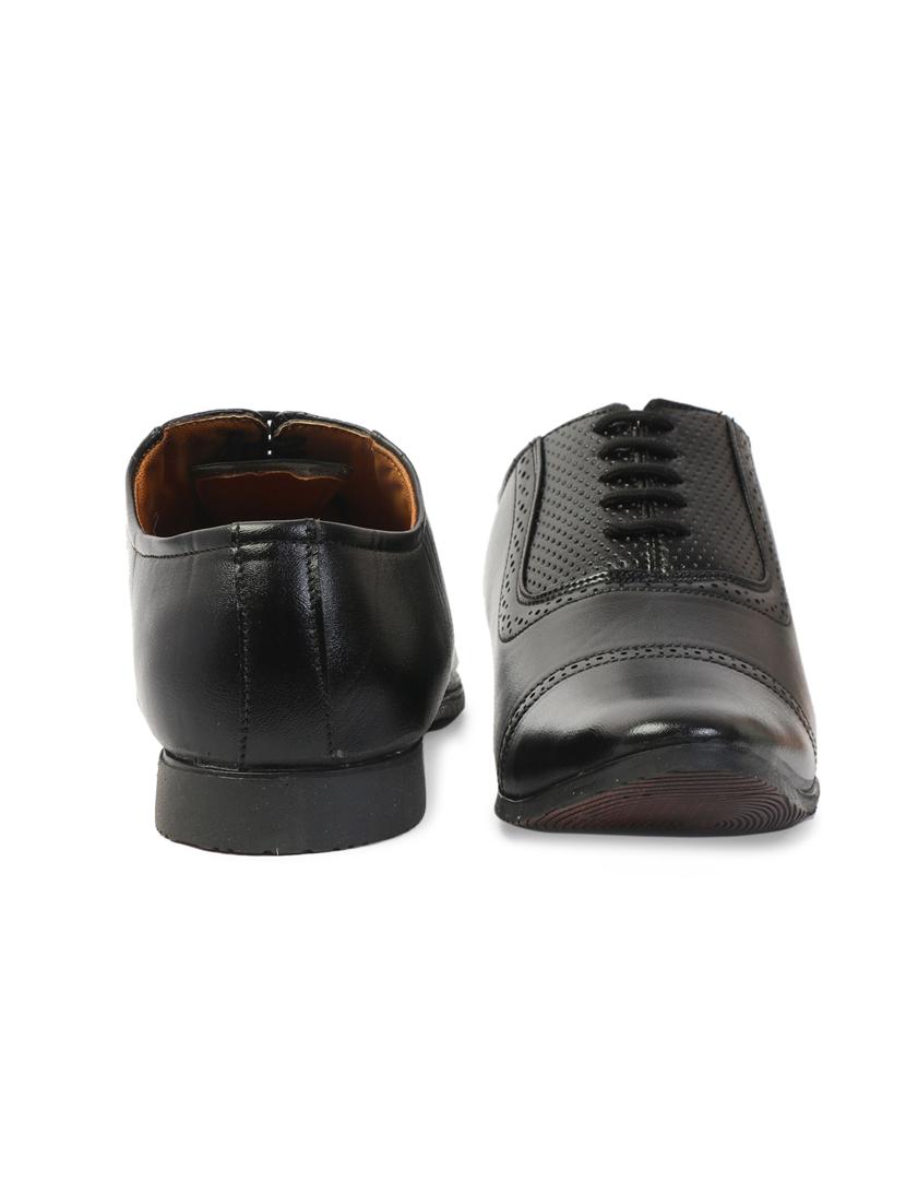 blue synthetic & mesh laceup oxfords - 17477099 - Zoom Image - 3