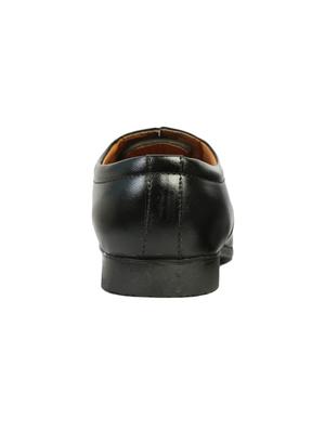 black leatherette laceup derbies - 17477108 - Standard Image - 2