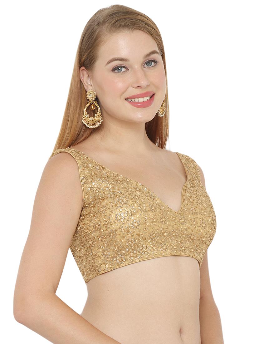 self design embroidered blouse - 17477387 - Zoom Image - 2