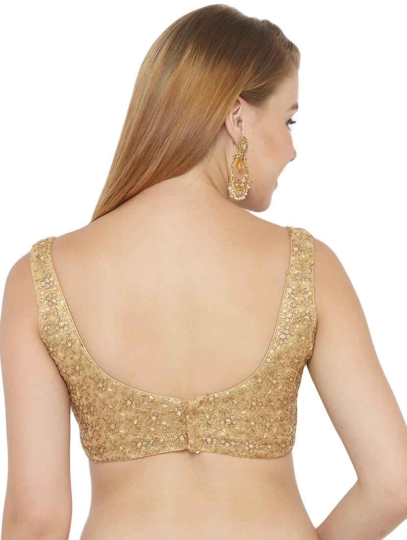 self design embroidered blouse - 17477387 - Zoom Image - 3