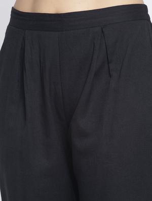 mid rise pleated trouser - 17477573 - Standard Image - 5