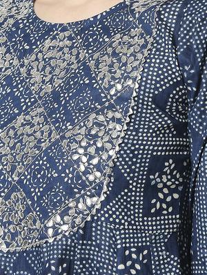 printed anarkali kurta - 17477580 - Standard Image - 4