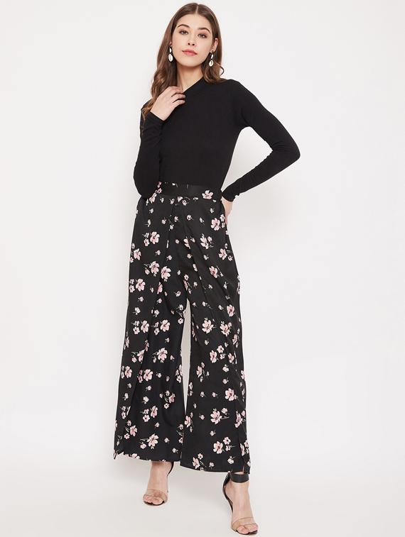 high rise wide leg trouser - 17477582 - Zoom Image - 4