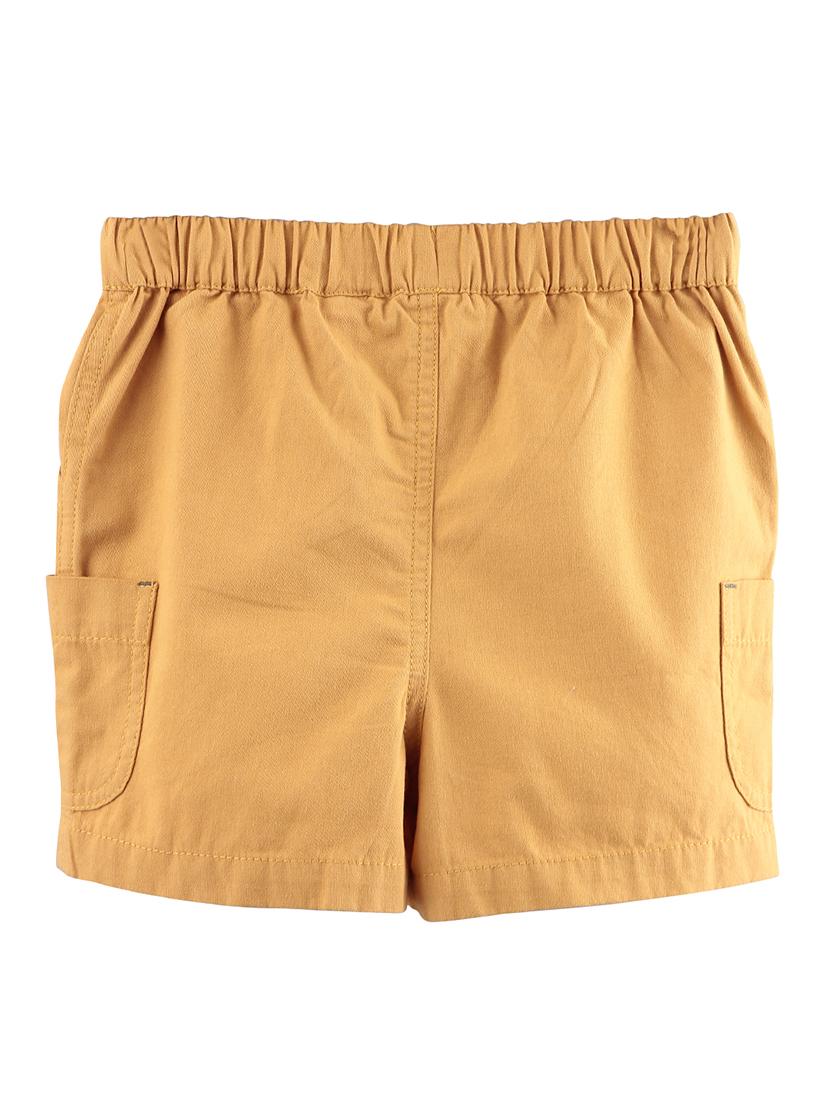 yellow cotton shorts - 17477586 - Zoom Image - 2