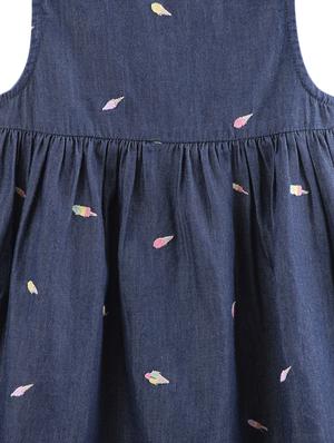 blue cotton frock - 17477594 - Standard Image - 3