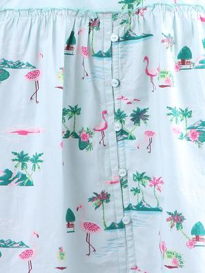blue cotton frock - 17477599 - Standard Image - 3