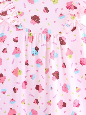 pink cotton frock - 17477605 - Standard Image - 3