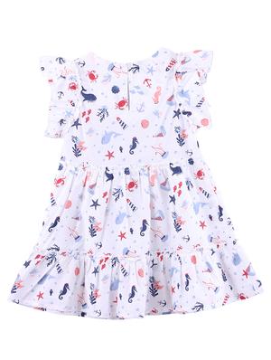 white cotton frock - 17477608 - Standard Image - 2