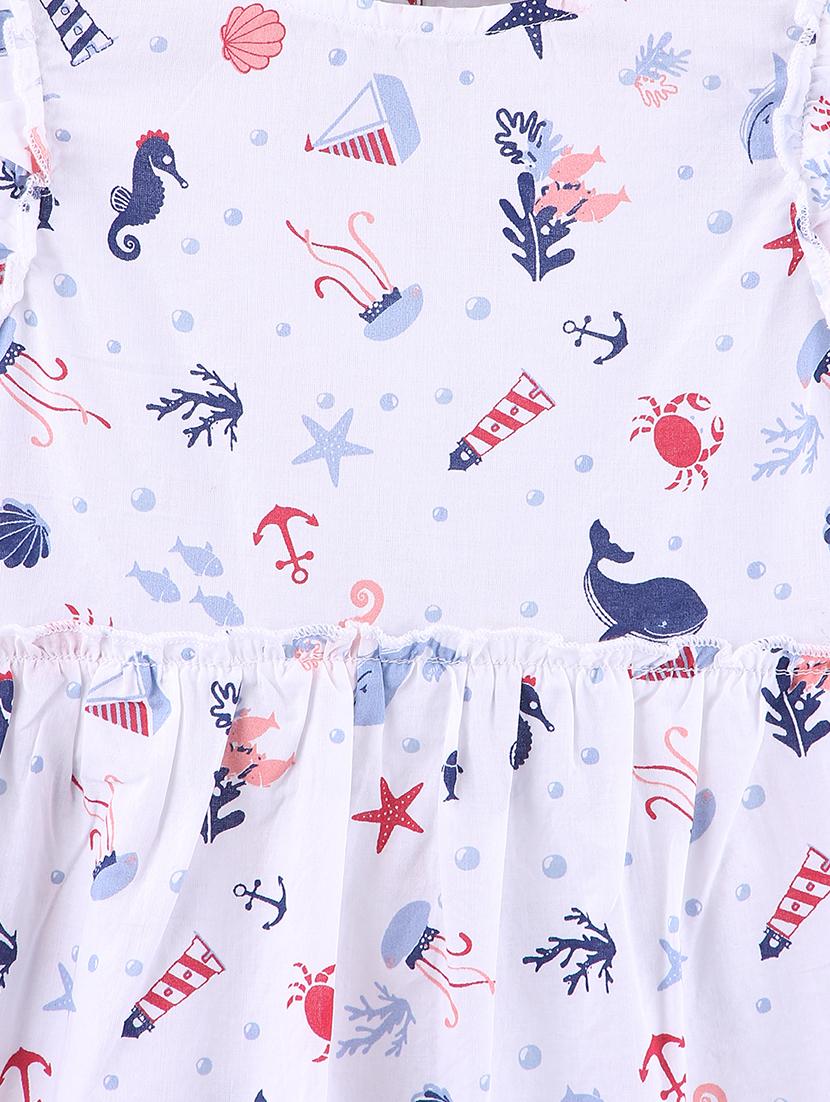 white cotton frock - 17477608 - Zoom Image - 3