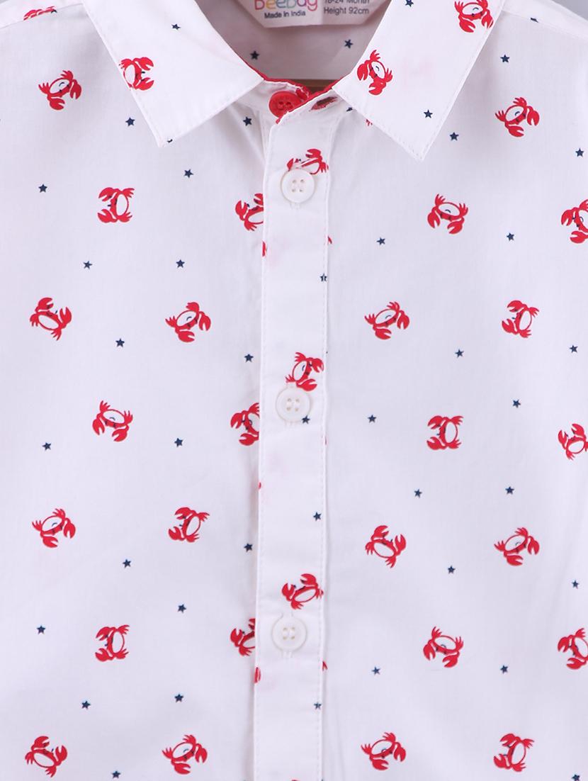 white cotton shirt - 17477613 - Zoom Image - 3