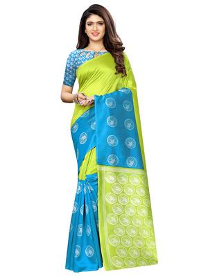 multi color 2 pcs saree with blouse - 17477659 - Standard Image - 2