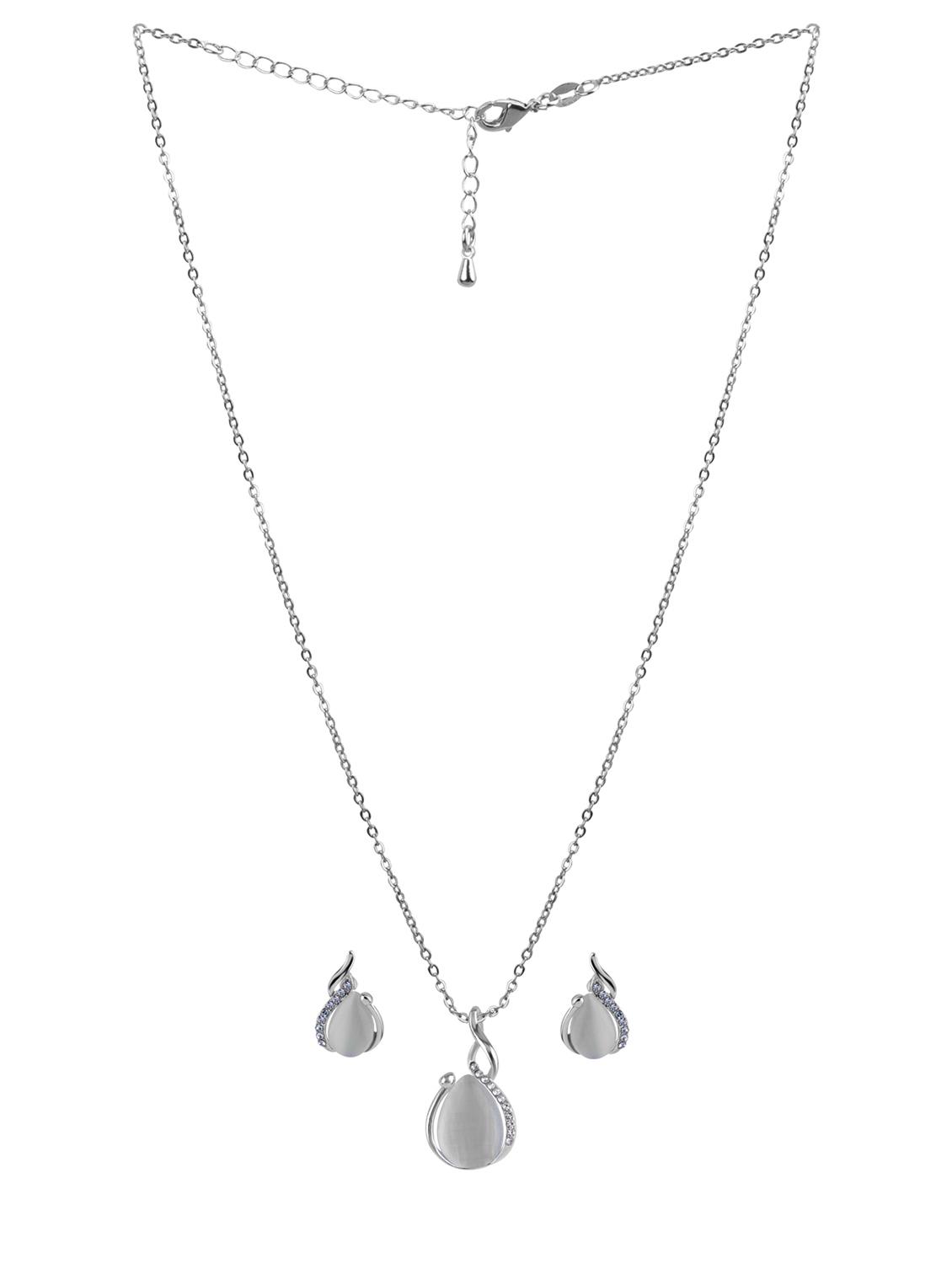 silver crystal pendant - 17477718 - Zoom Image - 1