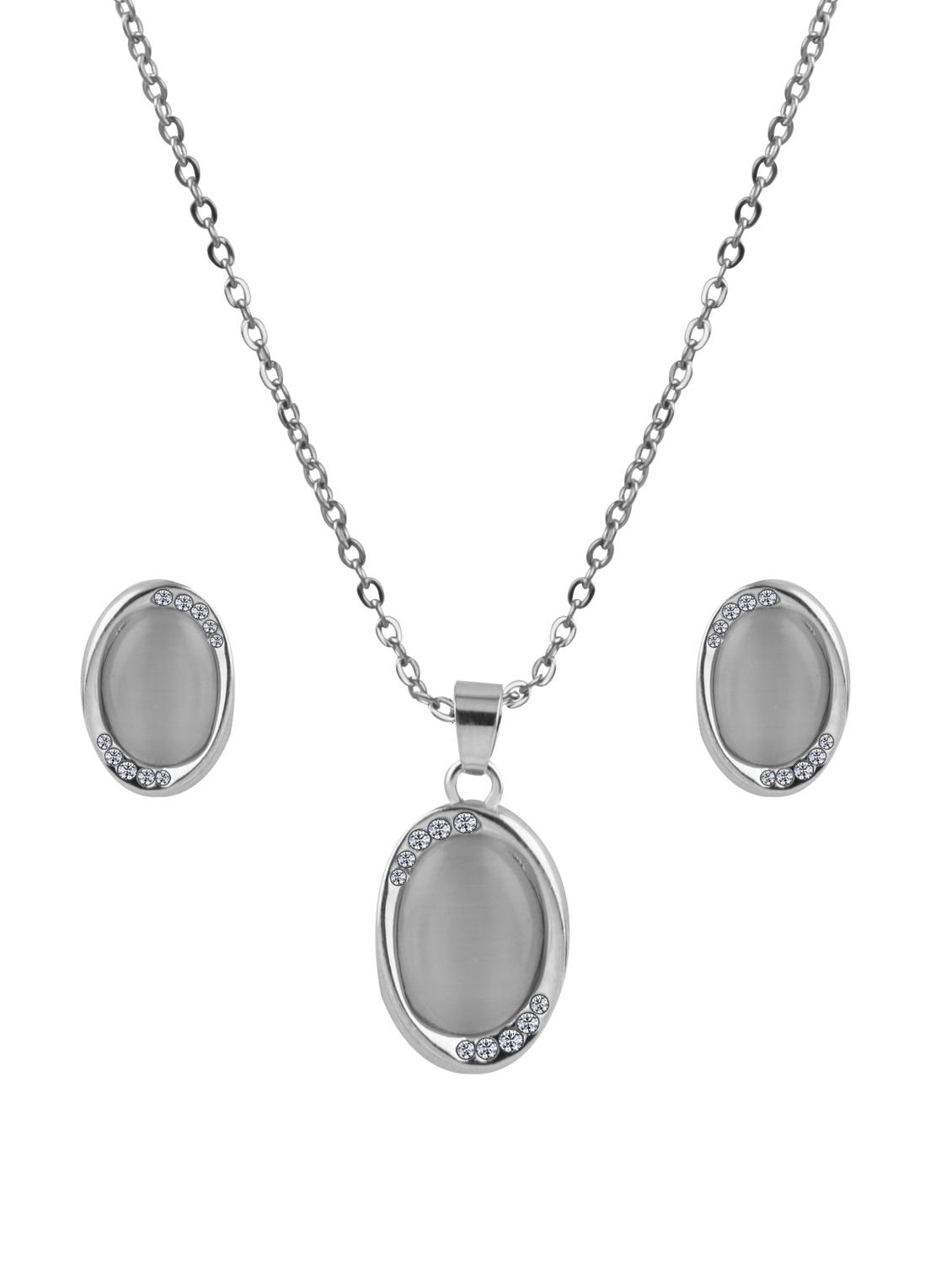 silver crystal pendant - 17477719 - Zoom Image - 2
