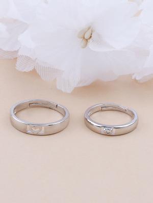 silver crystal combo ring - 17478139 - Standard Image - 2