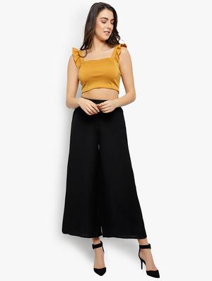 frill detail crop top - 17478273 - Standard Image - 4