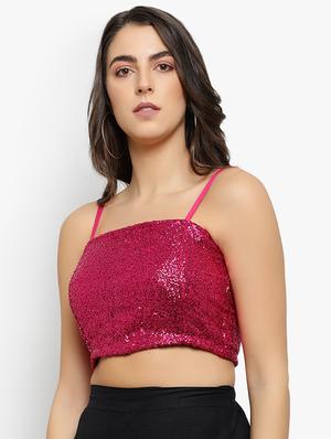 cami neck crop top - 17478278 - Standard Image - 2