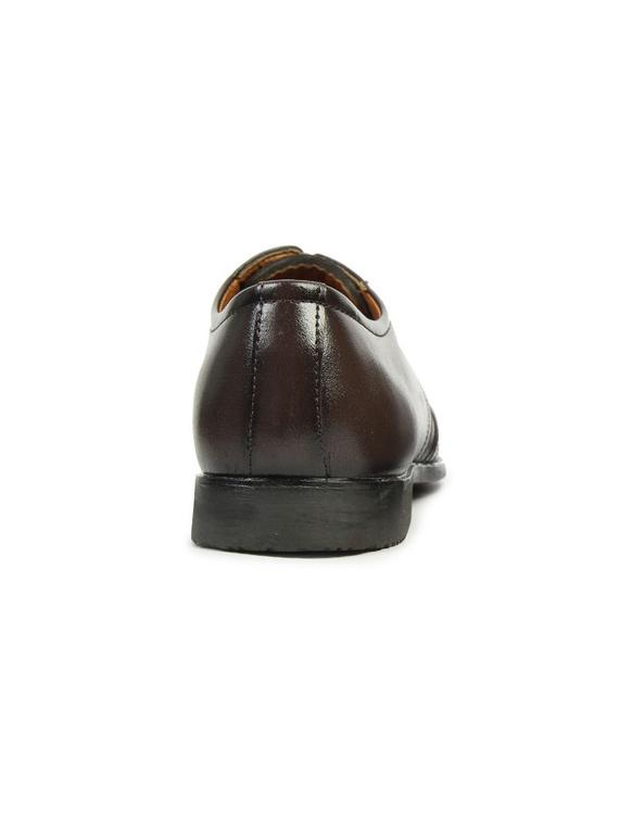 brown leatherette laceup brouges - 17478469 - Zoom Image - 3