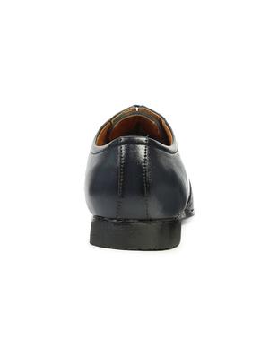blue leatherette laceup brouges - 17478472 - Standard Image - 3