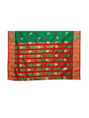 conversational banarasi saree with blouse - 17478509 - Standard Image - 4
