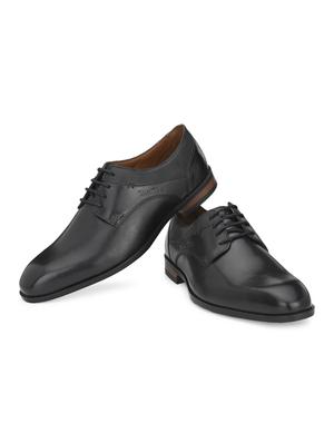 black leather laceup oxfords - 17478613 - Standard Image - 2