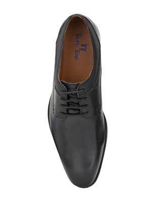 black leather laceup oxfords - 17478613 - Standard Image - 4