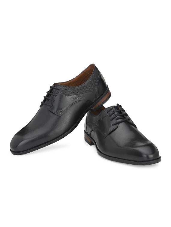 black leather laceup oxfords - 17478613 - Zoom Image - 2