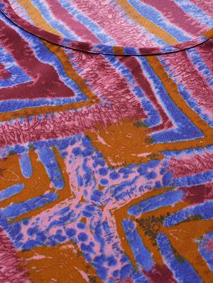 round neck chevron kimono - 17478648 - Standard Image - 4