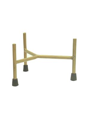 the golden bowls' table planter pots with stands in iron (11.2 cm, set of 1) - 17478836 - Standard Image - 2