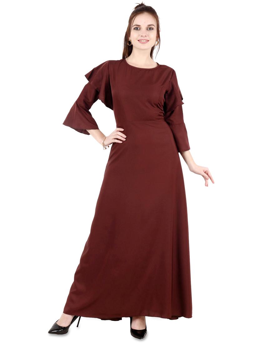 bell sleeves maxi dress - 17478936 - Zoom Image - 1