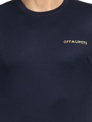 navy blue solid t-shirt - 17478973 - Standard Image - 5