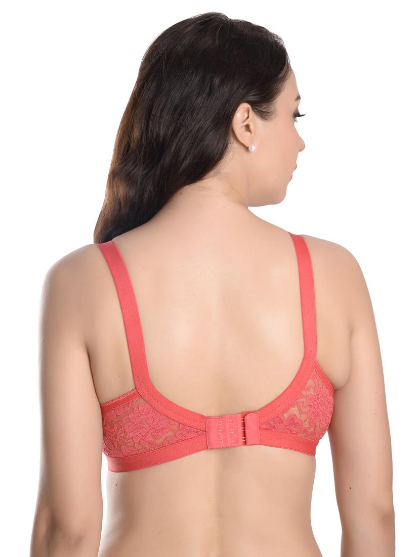 bow patch laced bra - 17479187 - Zoom Image - 3