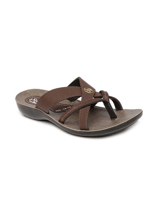 brown toe separator flip flop - 17479386 - Standard Image - 1