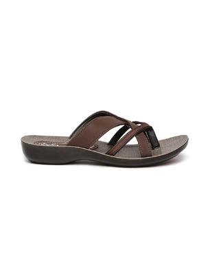brown toe separator flip flop - 17479386 - Standard Image - 2